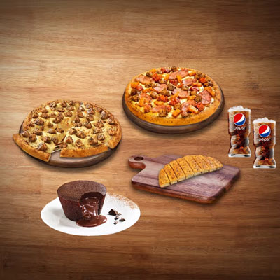 "Meal for 4 from Dominos (Non Veg) - Combo - 09 - Click here to View more details about this Product